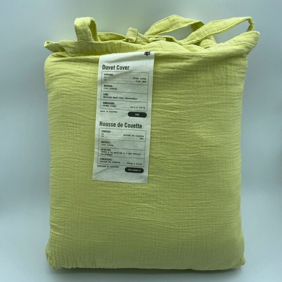 Urban Outfitters UO Home Duvet Cover 96"x104" King Mint Green 100% Cotton NWOT - Picture 1 of 11